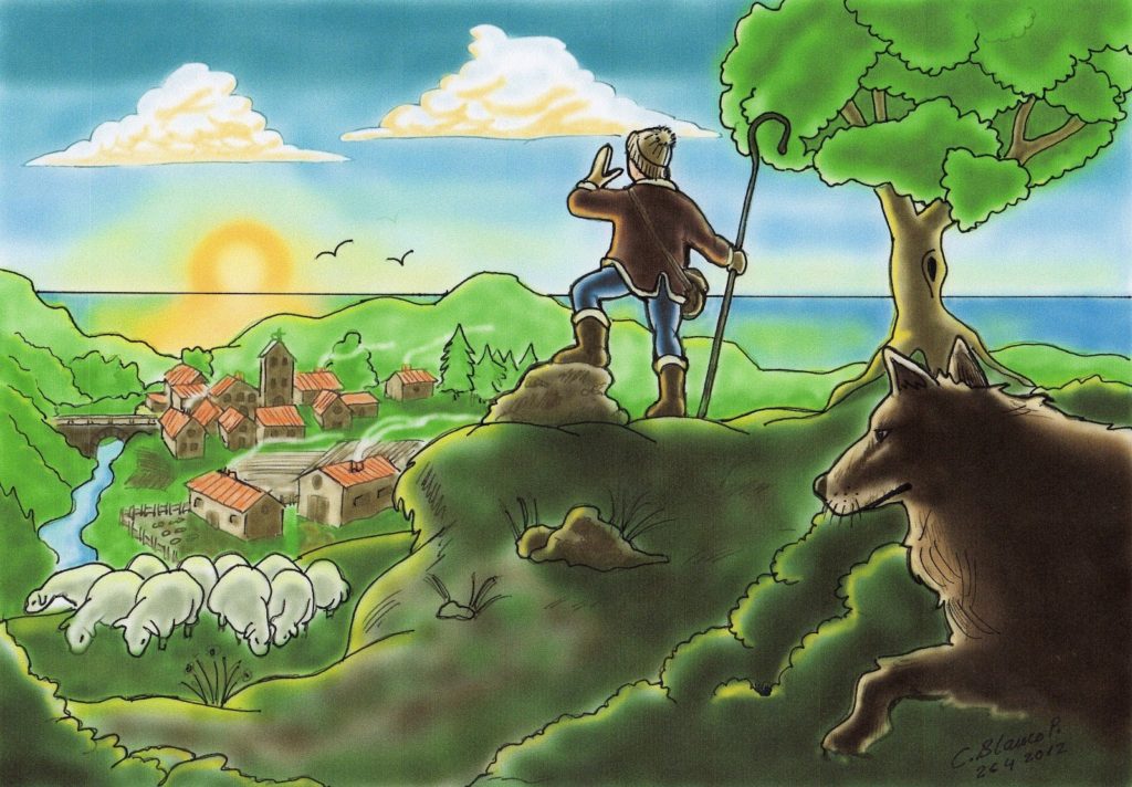 Fabula Del Lobo Y El Pastor